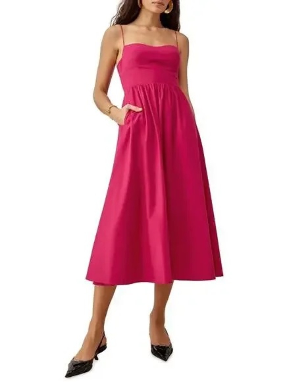 Reformation Vinny Midi Dress